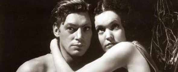 Johnny Weissmuller Johnny Weissmuller in Tarzan and His Mate.