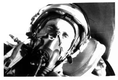 Doru Davidovici in his jet.