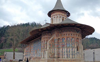 Voronet Monastery.