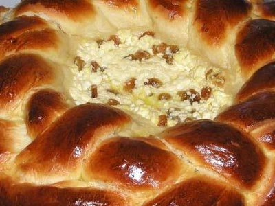 Easter Pasca - traditional Romanian dish.