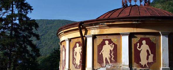 Architectural detail in Herculane.