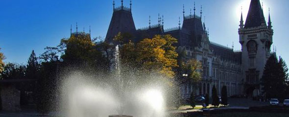 The Palace of Culture, Iasi - side view. The Palace of Culture, Iasi - side view.