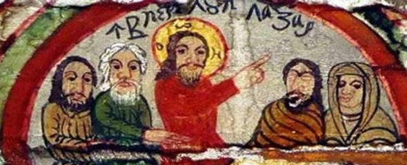 Lazarus Resurrection - old Orthodox icon Lazarus Resurrection - old Orthodox icon