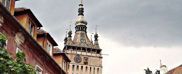The Clock Tower, Sighisoara, Romania The Clock Tower, Sighisoara, Romania