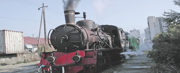 mocăniţă  in Abrud, courtesy Romania Libera